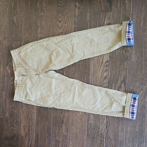 Tan straight leg chinos